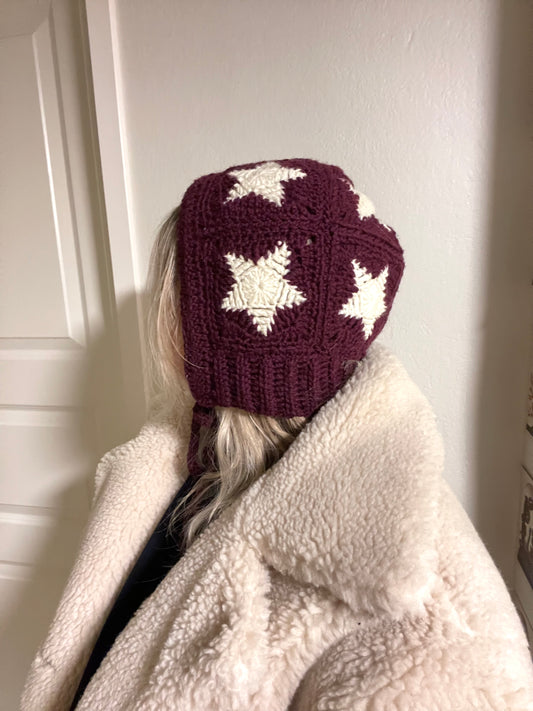 Punahilkka -myssy (keskitaso)