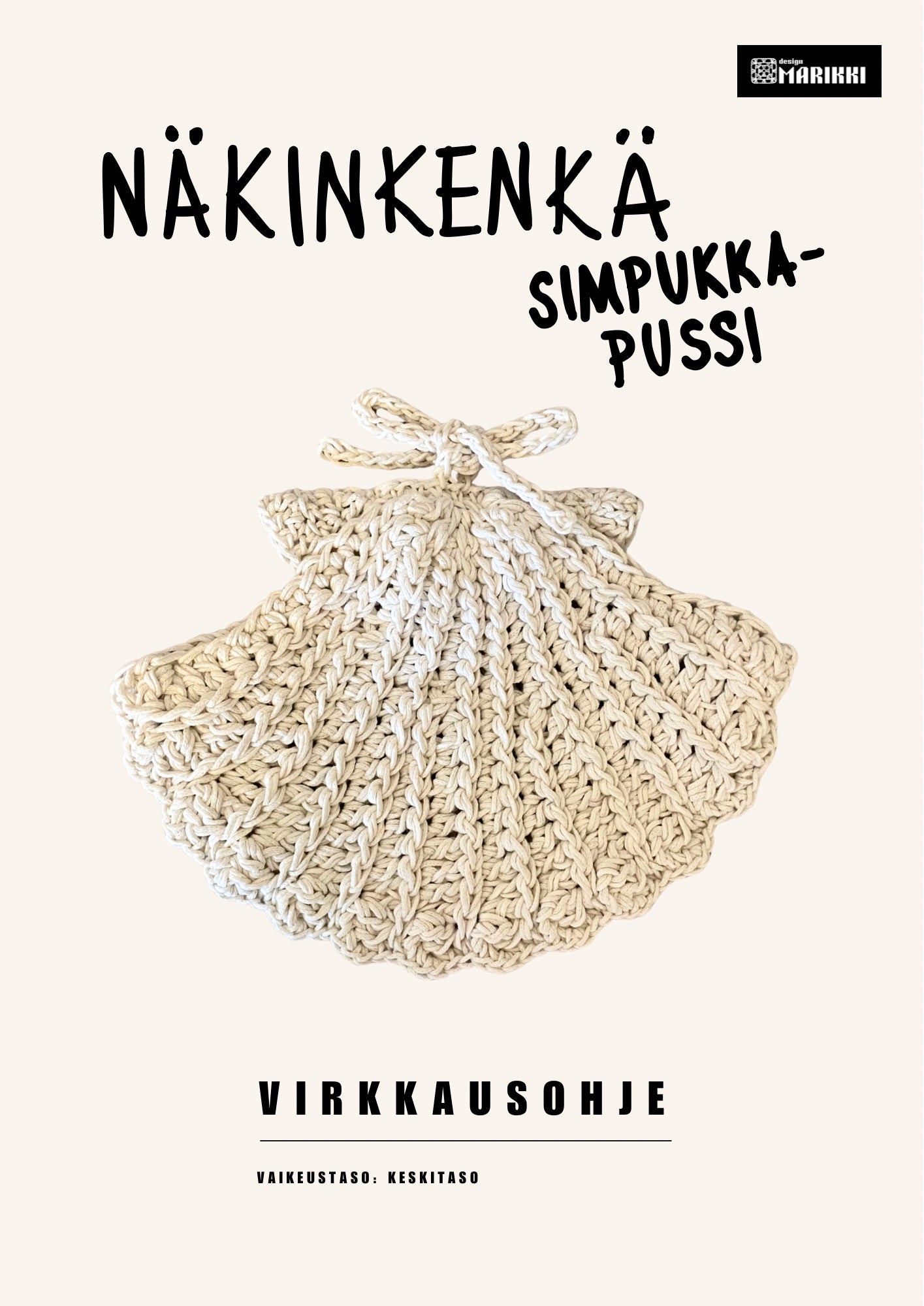 Näkinkenkä -simpukkapussi OHJE