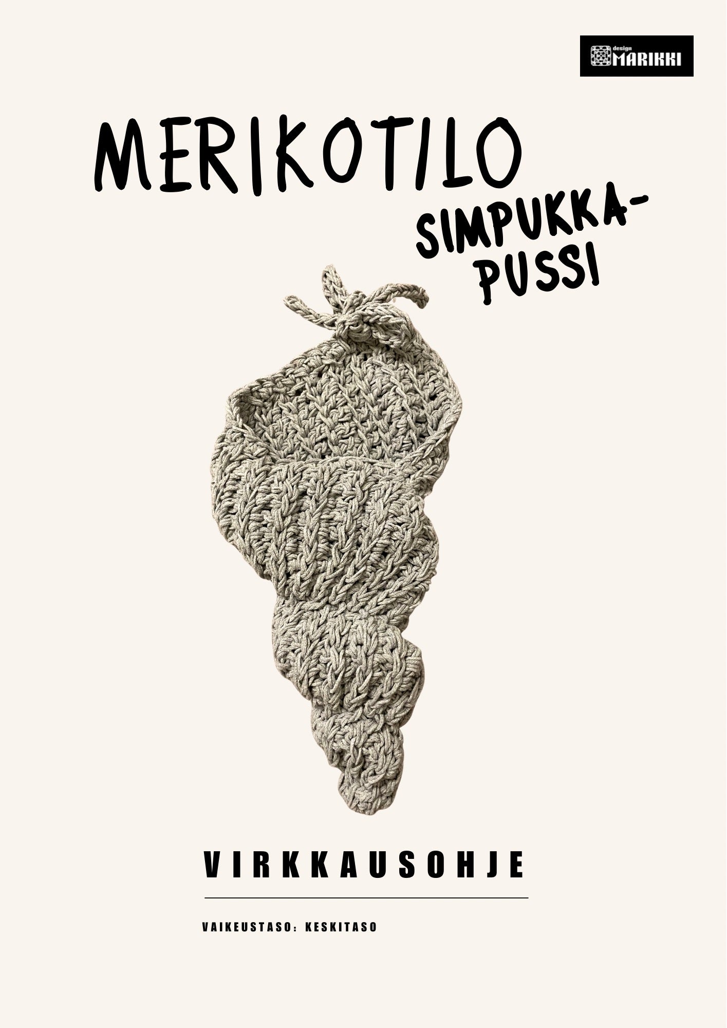 Merikotilo -simpukkapussi OHJE