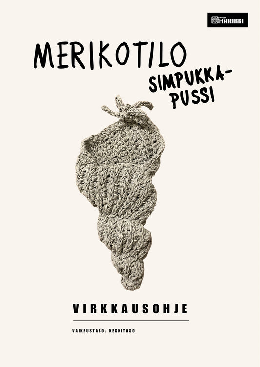 Merikotilo -simpukkapussi OHJE