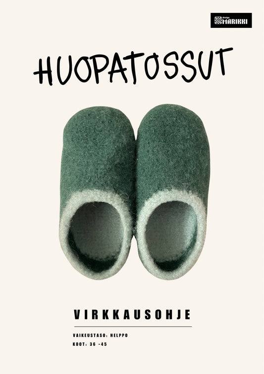 Virkatut huopatossut OHJE