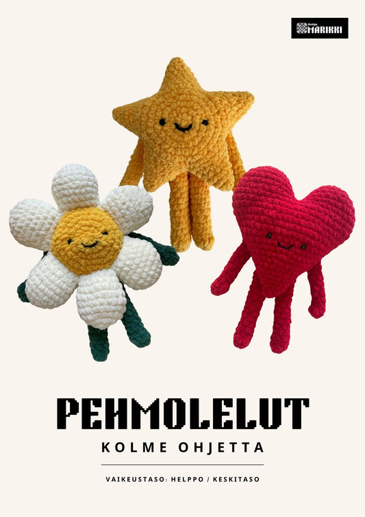 Pehmolelut -kolme ohjetta