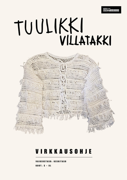 Tuulikki -villatakki OHJE