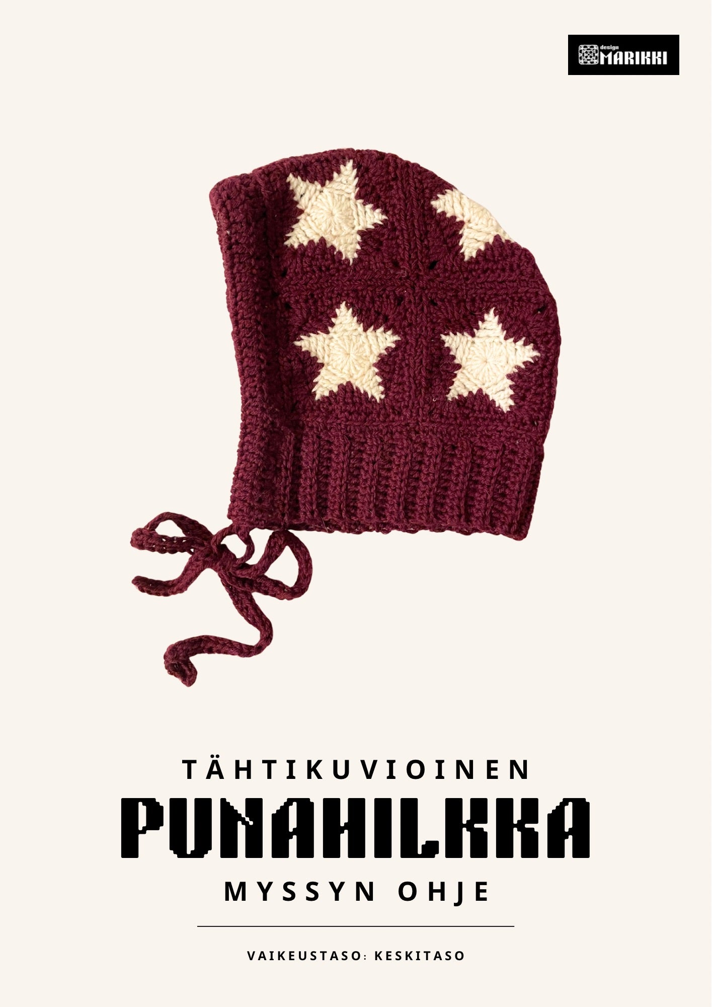 Punahilkka -myssy OHJE