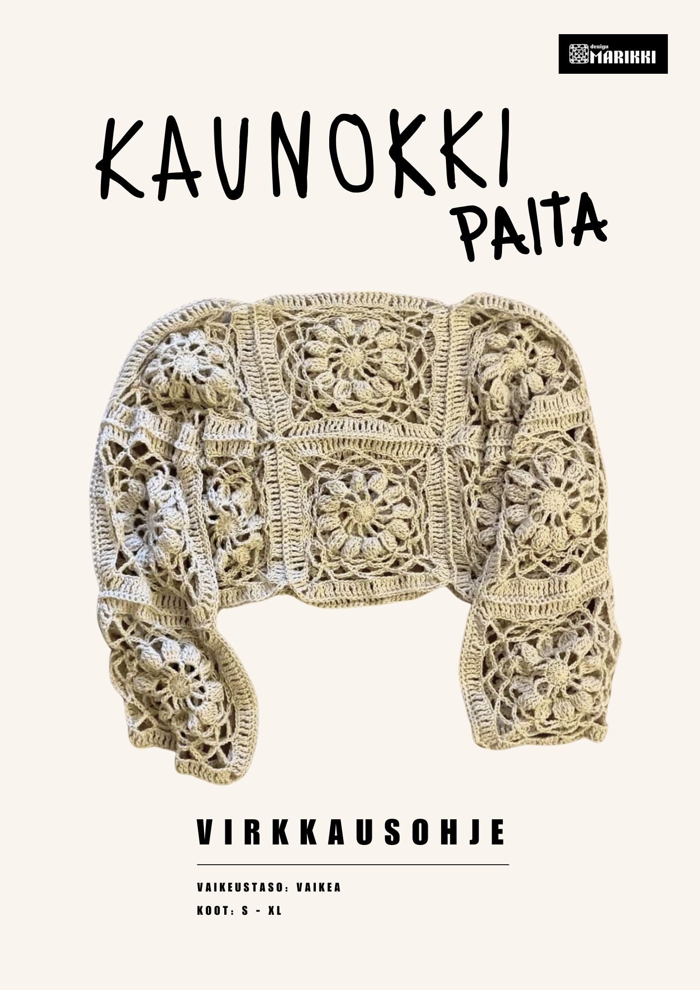 Kaunokki -paita OHJE