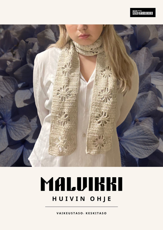 Malvikki -huivi OHJE